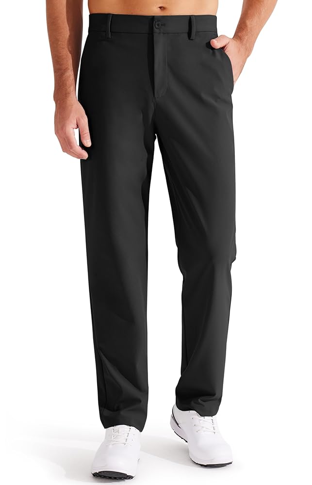 Amazon.com: Libin Mens Golf Dress Pants Stretch Work Slacks